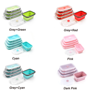 BPA Free silicone container silicone food container silicone food storage box