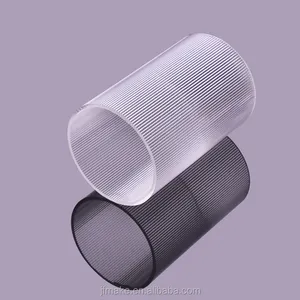 Pmma Pipes Wholesale Customized Inner Stripe Tube Clear Acrylic PMMA Pipe