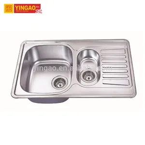 单碗不锈钢上面的柜台使用厨房水槽出售