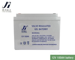 Panneau solaire rechargeable de haute capacité 50 w 12v, accumulateur de voiture électrique 100ah