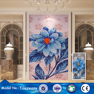 Hotsale bagno mosaico di <span class=keywords><strong>piastrelle</strong></span> di casa smaltato fiore immagine mattonelle di mosaico - Product Image 4