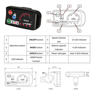 Pédale assistance avant-milieu arrière 250w 350w 500w 750w 1000w <span class=keywords><strong>moteur</strong></span> 20-28 pouces kit de conversion de vélo électrique - Product Image 2