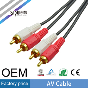 SIPU cable de audio de vídeo de <span class=keywords><strong>precio</strong></span> de fábrica para dvd al por mayor macho a 3rca macho Av y cables de altavoz - Product Image 2