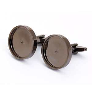 カスタムDIYデザインカフスボタン男性用ステンレス鋼 - Product Image 2