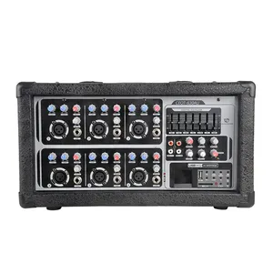 Accuracy Pro Audio CEOT-630AU 6-Channel Power Mixer Amplifier Audio Sound Equipment Professional audio amplifier