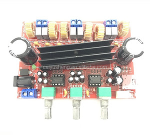 M139 DC12V-24V 2*50W+100W 2.1 Channel Digital Power Amplifier Board Modul TPA3116D2 - Product Image 3