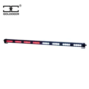 32W Traffic Directional Red White Flashing car roof top led light bar(SL244)