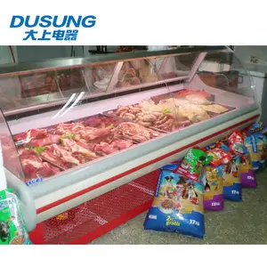 Balcões de exibição refrigerados de carne profissional deli para venda