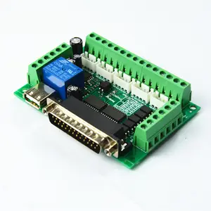 5 Axis Parallel Port Mach3 Breakout Board for stepper motor