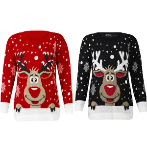 Забавное рождественское платье-свитер со светодиодной подсветкой