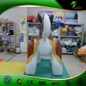 Hongyi animales UV inflable ride on wolf / inflable juguete lobo - Product Image 3