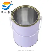 5L空の塗料容器、塗料用の金属バケツ、塗料用のブリキ缶