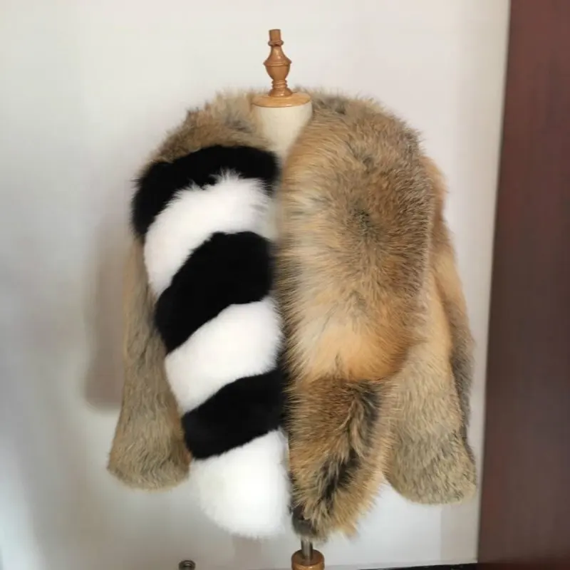 2018 новый стиль Лисий Мех личное индивидуальное пальто женские длинные пальто и куртки