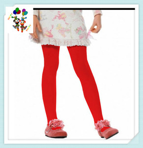 Déguisement de soirée pas cher Collants rouges opaques <span class=keywords><strong>pour</strong></span> filles HPC-3042 - Product Image 2