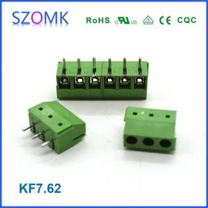 3ピン5.08mm間隔ストレートニードル10個入りスクリュー端子ブロックコネクタ - Product Image 3