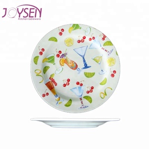 Incassable pas cher en plastique rond en <span class=keywords><strong>mélamine</strong></span> assiettes plates - Product Image 2
