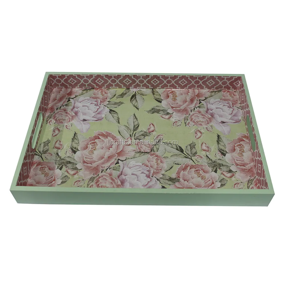 MDF lacquer rectangle serving tray