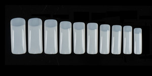 Fengshangmei ABS materiales artificial fake <span class=keywords><strong>medias</strong></span> de la cubierta extremidad del clavo 100 unids - Product Image 3