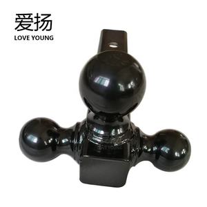 Récepteur d'attelage à <span class=keywords><strong>triple</strong></span> bille 7500LBS Design noir mat avec crochet d'attelage pour remorquage de remorques-Pièces et accessoires de remorque - Product Image 5