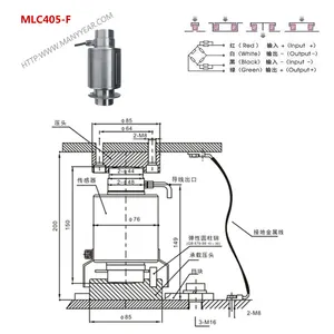 Cella di carico digitale del sensore di peso della bilancia per camion MLC405F