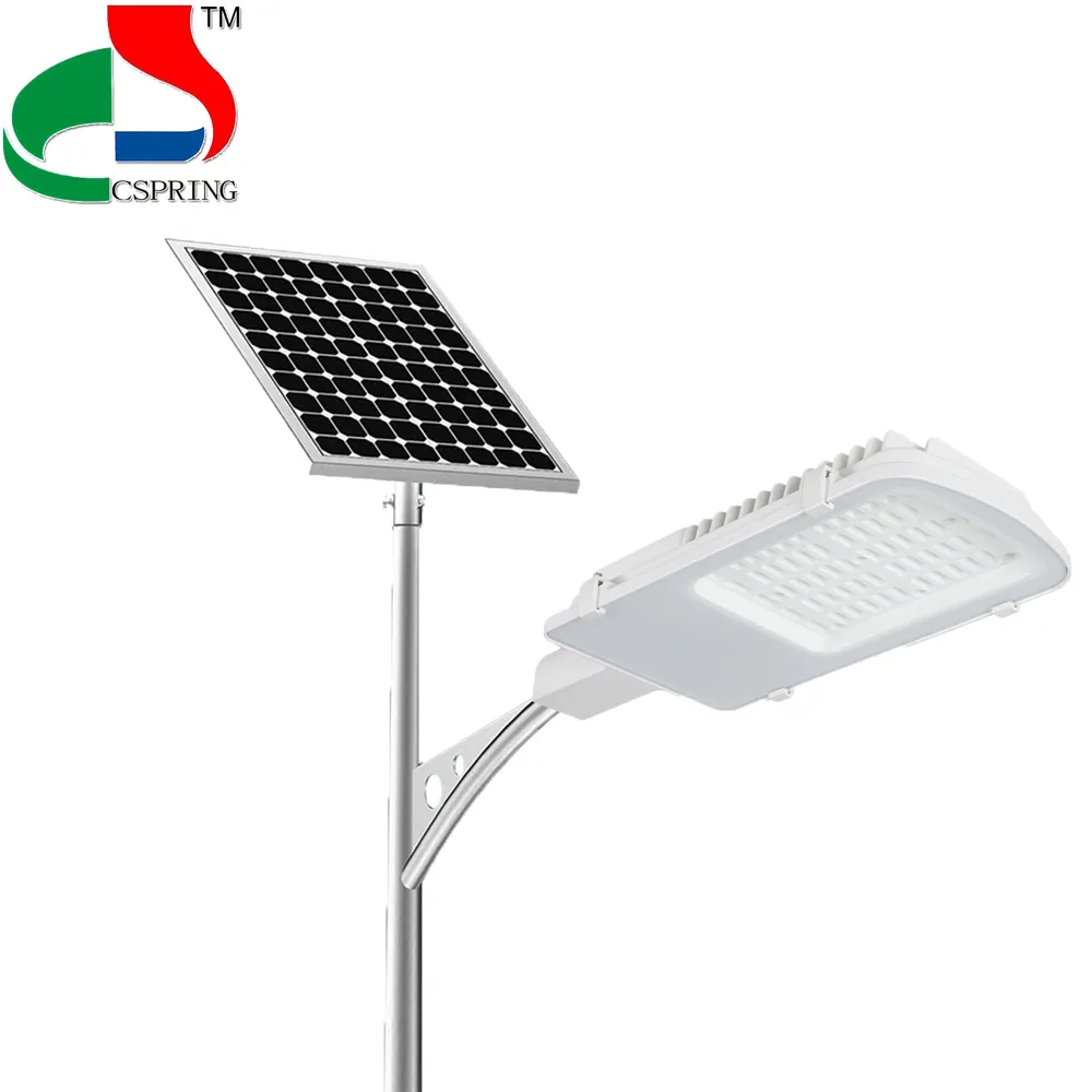 Lâmpada solar LED de rua solar IP65 SMD ajustável 100w 150w à prova d'água para uso externo de alta qualidade