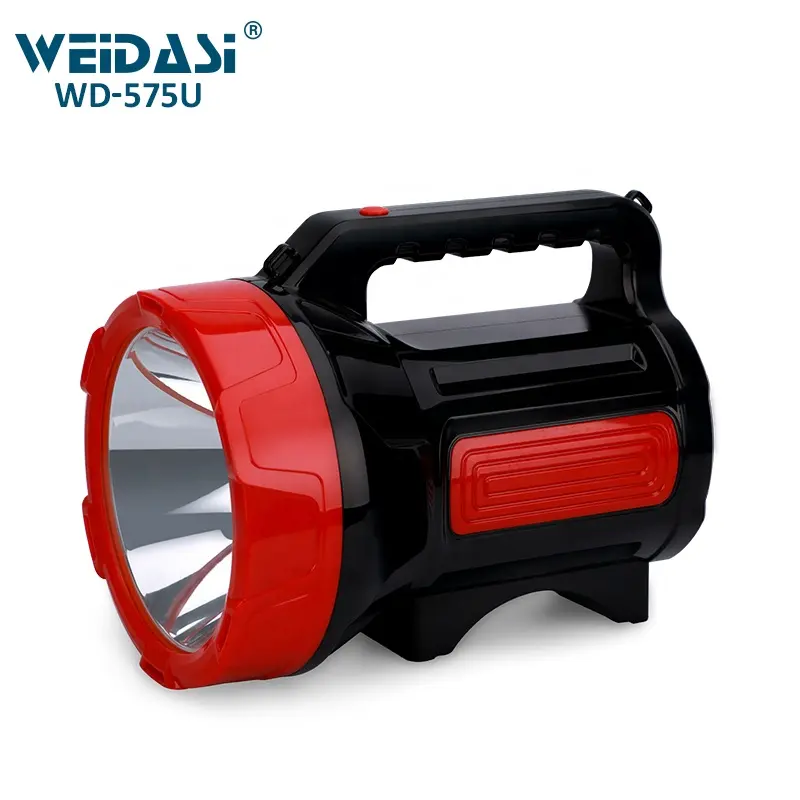 Outdoor powerful handheld led searchlight rechargeable for lighting