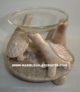 Brûleurs d'huile aromatique en pierre ollaire décoratifs et magnifiques - Product Image 1