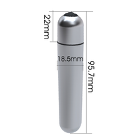 Vibrateur silencieux à bouton unique pour stimulation clitoridienne, résistant à l'eau, avec 7 fréquences pour femmes