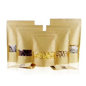 Bolsas de papel kraft con cierre hermético, bolsas de papel kraft de pie de aluminio, cantidad mínima de 500 - Product Image 3