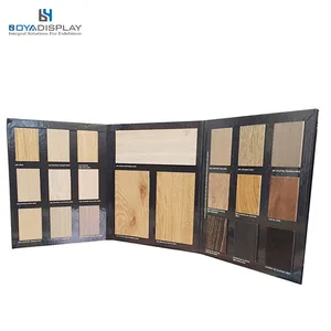 Customizable Logo Size Plastic Catalogue Wood Floor Book Quartz Stone Box Custom Tile Display Sample Folder Binder