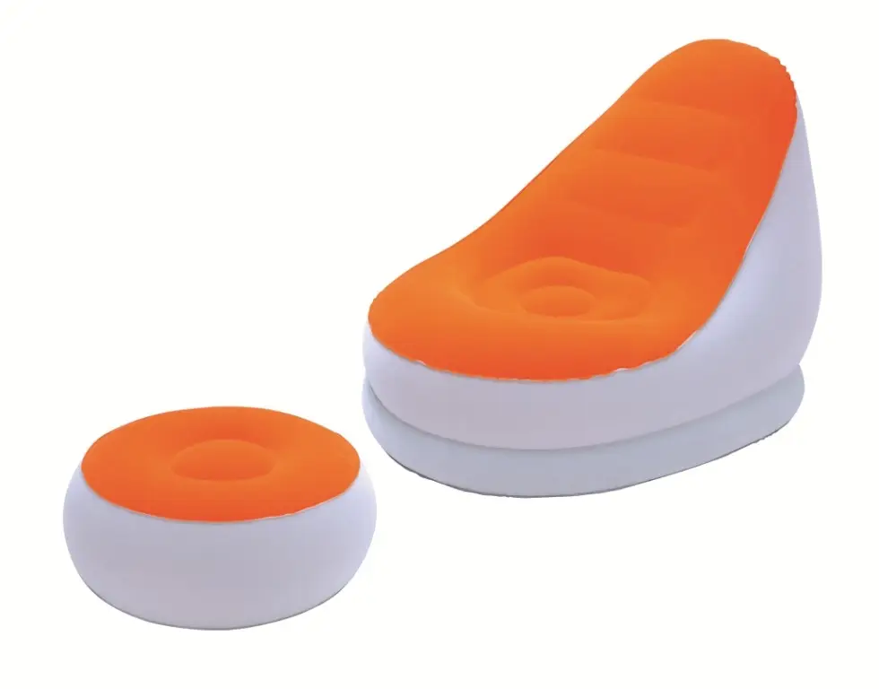 Bestway 75053 — canapé gonflable simple en coupe, avec coussinet de pieds
