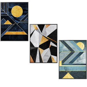 Arte sostenible para hoteles certificados Pintura en lienzo abstracta moderna Pintura de Arte de pared pop 40x50 50x70 60x90 70x100 - Product Image 4