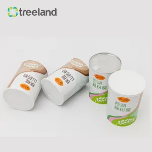 Cajas de embalaje de papel de cilindro de cereales de desayuno mixto hermético de fabricación