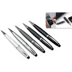 Custom USB pen drive personalità logo in metallo <span class=keywords><strong>16gb</strong></span> <span class=keywords><strong>3</strong></span> in 1 a forma di penna usb drive con capienza reale - Product Image 4