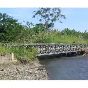 Proveedor de puente bailey, puente de acero portátil de puente bailey, construcción de puente bailey