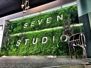 De alta densidad resistente al fuego jardín de <span class=keywords><strong>musgo</strong></span> <span class=keywords><strong>artificial</strong></span> grass - Product Image 2