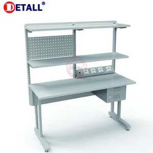 Detall electronic esd mobile cell phone repair work station with repairing tools table bench