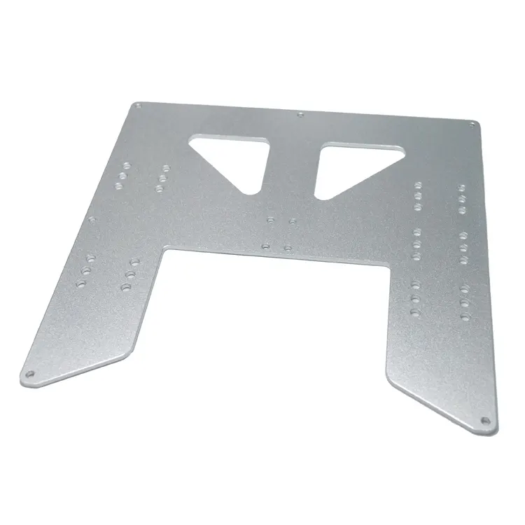 GIULY Upgrade Y Carriage Anodized Aluminum Plate Hotbed Support Plate For Prusa I3 A8 3D Printer Heated Bed