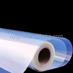 A3/A4 MIlky White Film Mylar Tembus Non-perekat Roll Inkjet PET Film Tahan Air