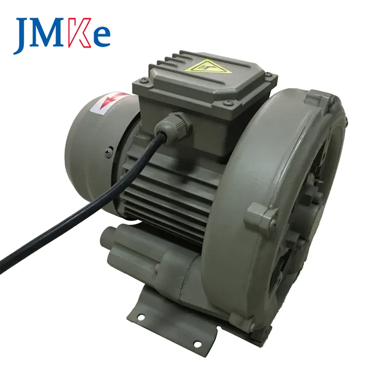 JMKE 380v 3 phases à faible bruit 3KW ventilateur à haute pression souffleur à vent élevé 3000W