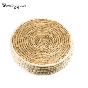 Natural hecho a mano ecológico maíz cáscara paja gato nido mascota cama para dormir - Product Image 1
