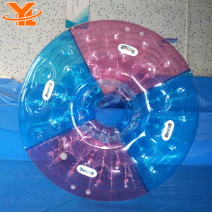 Mejor venta inflable transparente Bola de rodillo del agua para <span class=keywords><strong>el</strong></span> verano, precio de fábrica agua juegos para eventos - Product Image 2