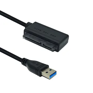 Kabel Drive Mudah USB 3.0 Kualitas Tinggi Ke Sata3 2.5 / 3.5 Hard Disk Baca IPFs Mendukung USB 3.0 To IDE SATA Adaptor Hard Disk