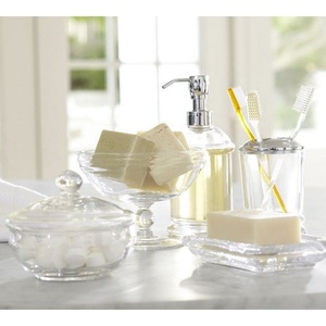 Juego <span class=keywords><strong>de</strong></span> Accesorios <span class=keywords><strong>de</strong></span> Baño <span class=keywords><strong>de</strong></span> Vidrio Clásico Nuevo y Más Vendido en 2024 con <span class=keywords><strong>Dispensador</strong></span> <span class=keywords><strong>de</strong></span> Jabón <span class=keywords><strong>Cromado</strong></span> para Hotel <span class=keywords><strong>de</strong></span> 5 Estrellas Balfour - Product Image 1