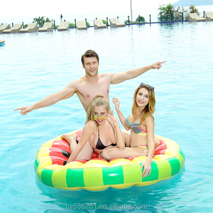 PVC Gonflable <span class=keywords><strong>Piscine</strong></span> Flotteur Jouets D'eau Pour Adulte Pastèque - Product Image 5