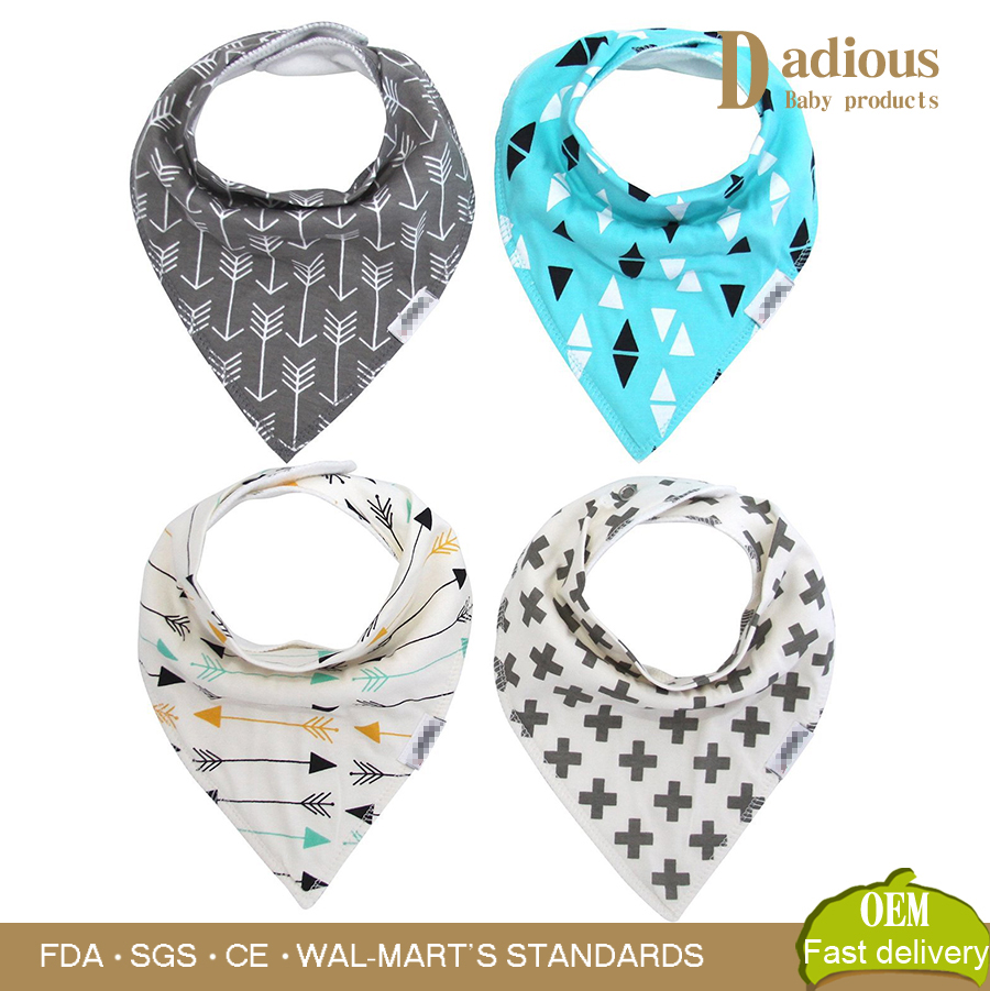 Мода 2016 Хлопок Детские Бандана Нагрудники для Мальчиков