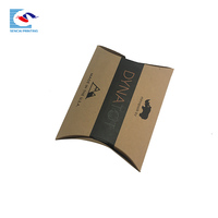 SENCAI Offre Spéciale taille personnalisée conception impression eco t-shirt emballage oreiller forme boîte de papier kraft