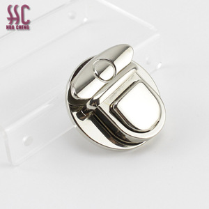 Serrure <span class=keywords><strong>à</strong></span> pression en métal antique, pour sacs, serrure portefeuille - Product Image 1