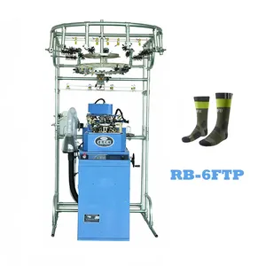 Máquina Circular <span class=keywords><strong>Matec</strong></span> de un Solo Cilindro, Totalmente Automática y Computarizada para Tejer Calcetines, Motor de Alta Capacidad, 300-380 Pares/Día, China - Product Image 1