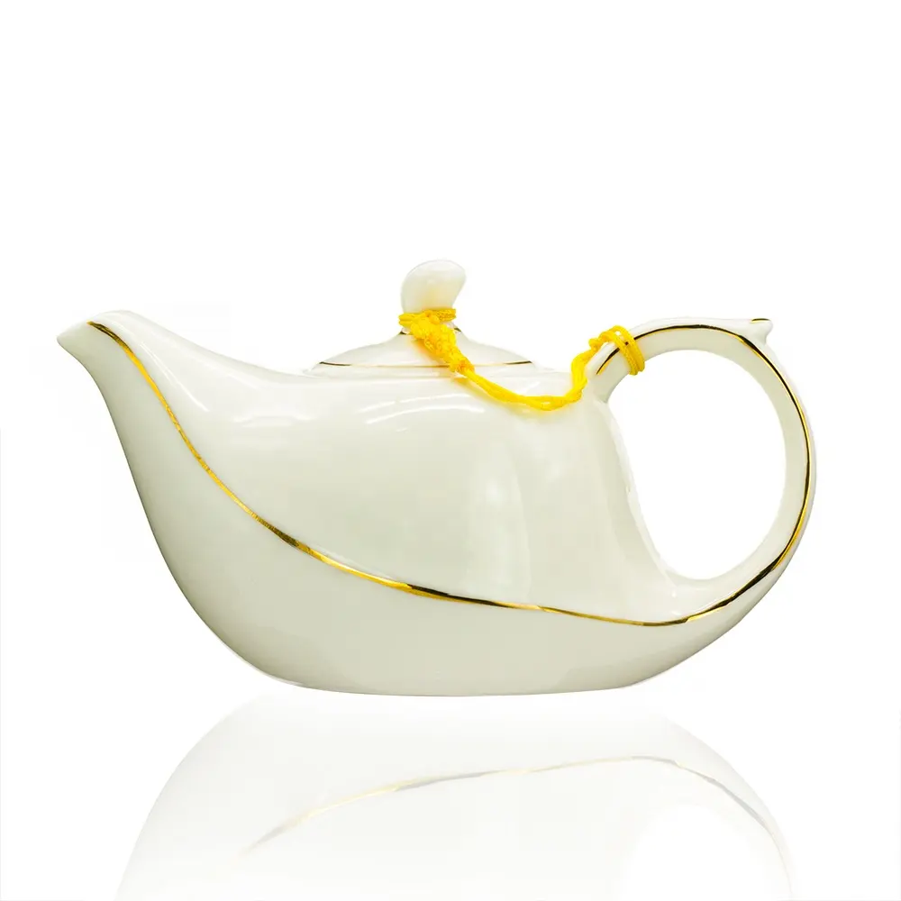 Best Selling 220cc Classic Metal Ceramic Tea Pot Teapot Warmer Bulk